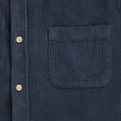 Portuguese Flannel Lobo Corduroy Shirt - Navy -Emporio Clothing Shop portuguese flannel lobo corduroy shirt navy p60314 890410 image