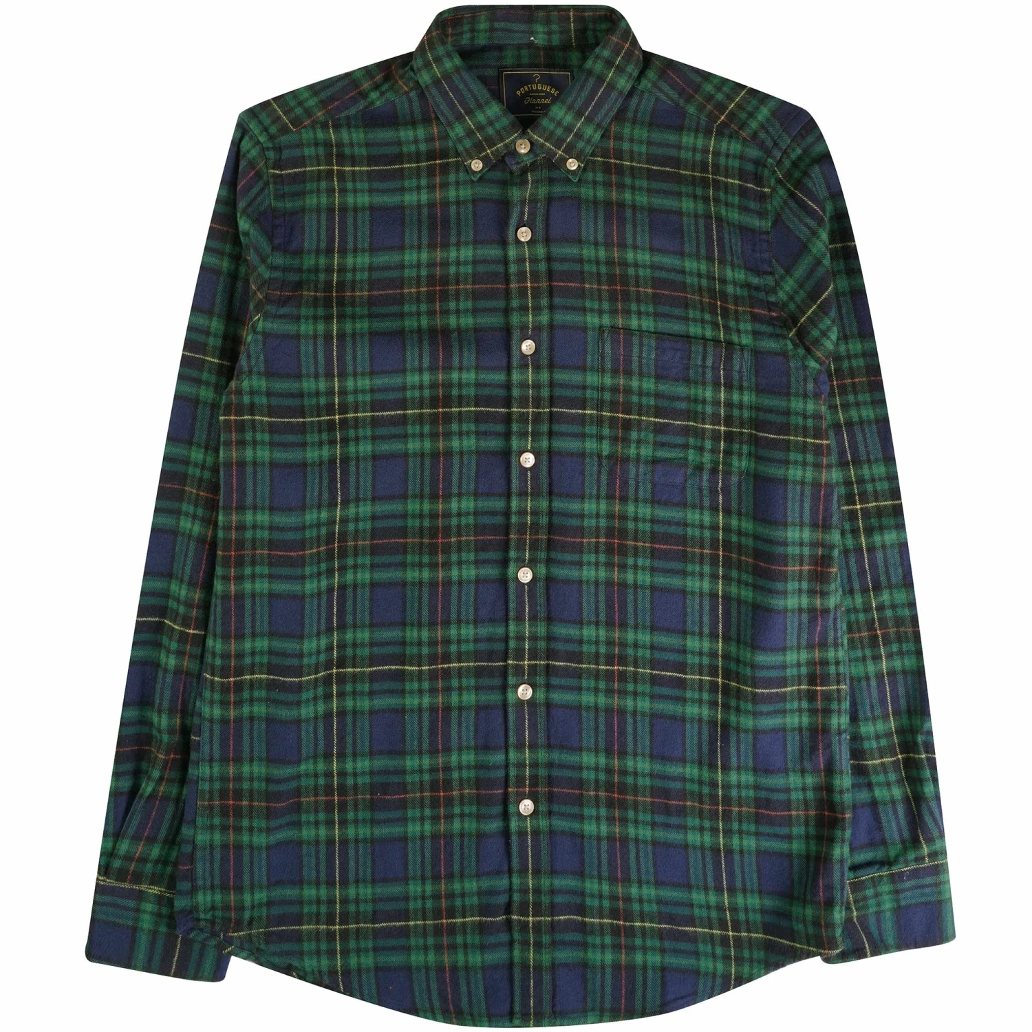 Portuguese Flannel Ortis Shirt - Green 3 Portuguese Flannel Ortis Shirt - Green