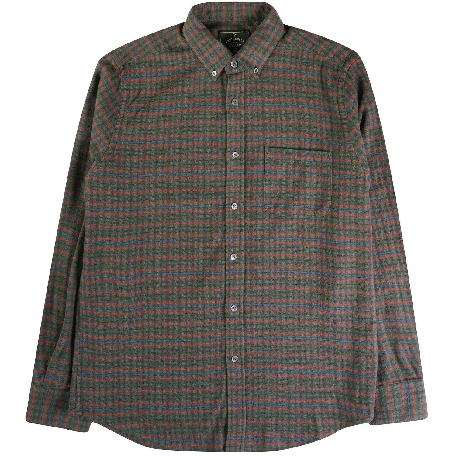Portuguese Flannel Portfree Shirt - Green 3 Portuguese Flannel Portfree Shirt - Green