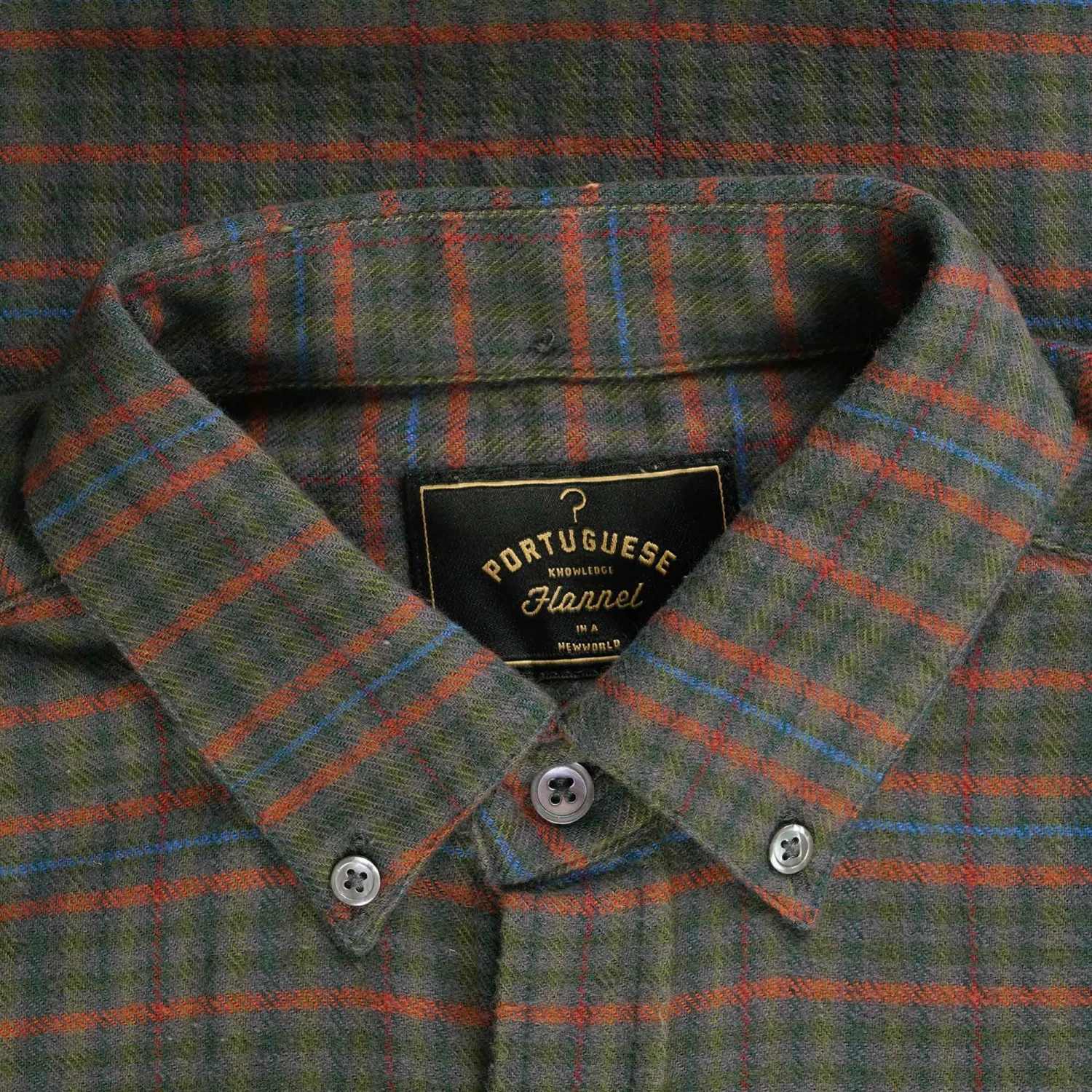 Portuguese Flannel Portfree Shirt - Green 4 Portuguese Flannel Portfree Shirt - Green - Image 2
