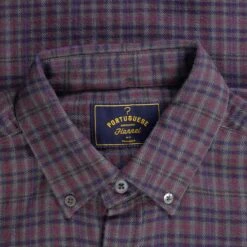 Portuguese Flannel Portfree Shirt - Grey -Emporio Clothing Shop portuguese flannel portfree shirt grey p59743 884096 image