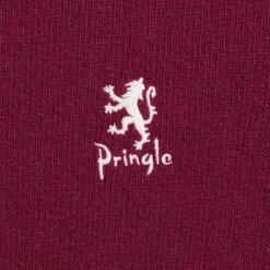 Pringle Of Scotland Round Neck Jumper - Claret -Emporio Clothing Shop pringle of scotland round neck jumper claret p59516 879974 image