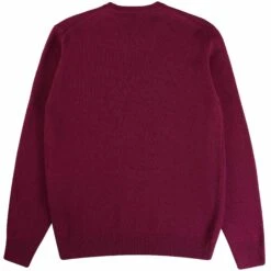 Pringle Of Scotland Round Neck Jumper - Claret -Emporio Clothing Shop pringle of scotland round neck jumper claret p59516 879980 image