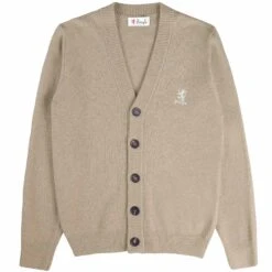 Pringle Of Scotland V Neck Cardigan - Camel