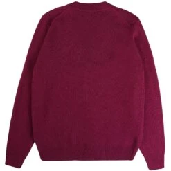 Pringle Of Scotland V Neck Cardigan - Claret -Emporio Clothing Shop pringle of scotland v neck cardigan claret p59522 879716 image