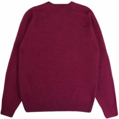 Pringle Of Scotland V Neck Jumper - Claret -Emporio Clothing Shop pringle of scotland v neck jumper claret p59511 879812 image