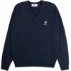 Pringle Of Scotland V Neck Jumper - Navy
