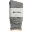 RoToTo Socks Double Face Crew Socks - Blue Brown -Emporio Clothing Shop rototo socks double face crew socks blue brown p60668 896819 image