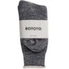 RoToTo Socks Double Face Crew Socks - Charcoal -Emporio Clothing Shop rototo socks double face crew socks charcoal p60662 896828 image
