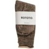 RoToTo Socks Double Face Crew Socks - Dark Brown -Emporio Clothing Shop rototo socks double face crew socks dark brown p60669 896798 image