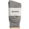 RoToTo Socks Double Face Crew Socks - Gray -Emporio Clothing Shop rototo socks double face crew socks gray p60671 896801 image
