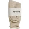 RoToTo Socks Double Face Crew Socks - Oatmeal -Emporio Clothing Shop rototo socks double face crew socks oatmeal p60666 896810 image