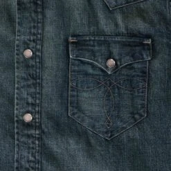 RRL By Ralph Lauren Buffalo Shirt - Denim -Emporio Clothing Shop rrl by ralph lauren buffalo shirt denim p57895 843723 image