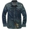 RRL By Ralph Lauren Buffalo Shirt - Denim 2 RRL By Ralph Lauren Buffalo Shirt - Denim -Emporio Clothing Shop rrl by ralph lauren buffalo shirt denim p57895 879516 image
