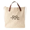 RRL By Ralph Lauren Logo Canvas Market Tote - Ecru