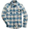 RRL By Ralph Lauren Slim Fit Plaid Twill Western Shirt - Blue Check 2 RRL By Ralph Lauren Slim Fit Plaid Twill Western Shirt - Blue Check -Emporio Clothing Shop rrl by ralph lauren slim fit plaid twill western shirt blue check p59423 875553 image