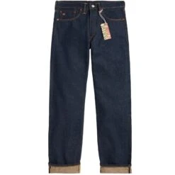 RRL By Ralph Lauren Straight Fit Once-Washed Selvedge Jean - Denim