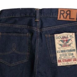 RRL By Ralph Lauren Straight Fit Once-Washed Selvedge Jean - Denim -Emporio Clothing Shop rrl by ralph lauren straight fit once washed selvedge jean denim p59419 876002 image