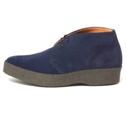 Sanders & Sanders Ltd. Hi Top Chukka Boot - Navy