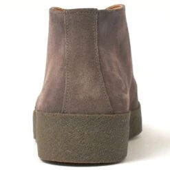 Sanders & Sanders Ltd. Suede Hi Top Chukka Boot - Grey -Emporio Clothing Shop sanders sanders ltd suede hi top chukka boot grey p26547 606440 image