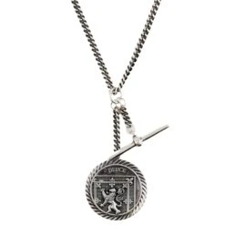Serge DeNimes Deuce T-Bar Necklace - Silver