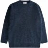 Shetland Woollen Co. Shaggy Crew Knit - Atlantic