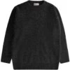 Shetland Woollen Co. Shaggy Crew Knit - Charcoal -Emporio Clothing Shop shetland woollen co shaggy crew knit charcoal p51798 822297 image