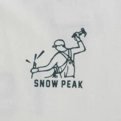 Snow Peak Foam Printed Long Sleeve T Shirt - White -Emporio Clothing Shop snow peak foam printed long sleeve t shirt white p60325 885797 image