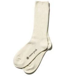 Snow Peak Recycled Cotton Socks - Ecru