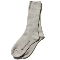 Snow Peak Recycled Cotton Socks - Grey