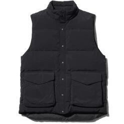 Snow Peak Recycled Down Vest - Black