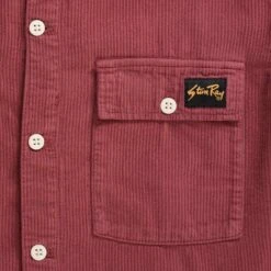 Stan Ray CPO Shirt - Cranberry Corduroy -Emporio Clothing Shop stan ray cpo shirt cranberry corduroy p60267 885937 image