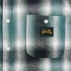 Stan Ray Flannel Shirt - Pine Green -Emporio Clothing Shop stan ray flannel shirt pine green p60277 885917 image