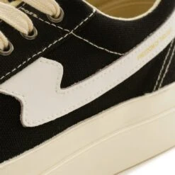 Stepney Workers Club Dellow S-Strike Canvas - Black/White -Emporio Clothing Shop stepney workers club dellow s strike canvas black white p54187 739713 image