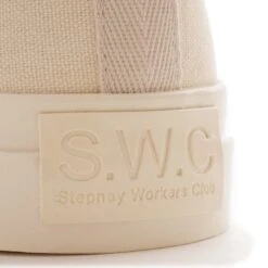 Stepney Workers Club Dellow Shroom Hands - Ecru/Black -Emporio Clothing Shop stepney workers club dellow shroom hands ecru black p54180 739564 image