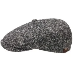 Stetson Hats Donegal Tweed Flat Cap - Grey