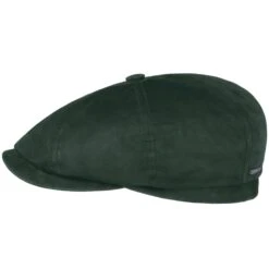 Stetson Hats Goat Suede Flat Cap - Green