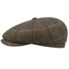 Stetson Hats Hatteras Gallanger Wool Flat Cap - Brown -Emporio Clothing Shop stetson hats hatteras gallanger wool flat cap brown p60439 885441 image