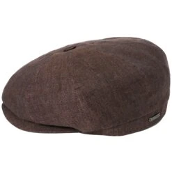 Stetson Hats Linen Hatteras Cap - Brown