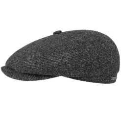 Stetson Hats Wool Newsboy Cap - Grey