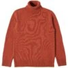 Universal Works Eco Wool Roll Neck Knit - Rust