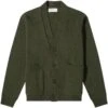 Universal Works Langdale Cardigan - Olive -Emporio Clothing Shop universal works langdale cardigan olive p59704 883503 image
