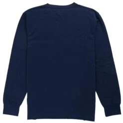 Universal Works Long Sleeve Pocket T-Shirt - Navy -Emporio Clothing Shop universal works long sleeve pocket t shirt navy p59700 883328 image