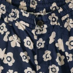 Universal Works Pleated Track Shorts - Indigo Flower -Emporio Clothing Shop universal works pleated track shorts indigo flower p57781 840553 image