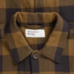 Universal Works Travail Overshirt - Brown 7 Universal Works Travail Overshirt - Brown -Emporio Clothing Shop universal works travail overshirt brown p59696 886406 image