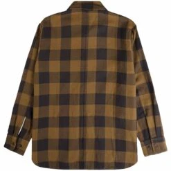 Universal Works Travail Overshirt - Brown 9 Universal Works Travail Overshirt - Brown -Emporio Clothing Shop universal works travail overshirt brown p59696 886416 image