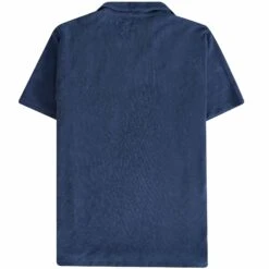 Universal Works Vacation Polo Shirt - Blue -Emporio Clothing Shop universal works vacation polo shirt blue p57782 840483 image