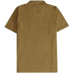 Universal Works Vacation Polo Shirt - Cumin -Emporio Clothing Shop universal works vacation polo shirt cumin p57784 840583 image