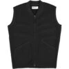 Universal Works Zip Waistcoat - Black 2 Universal Works Zip Waistcoat - Black -Emporio Clothing Shop universal works zip waistcoat black p59717 883073 image