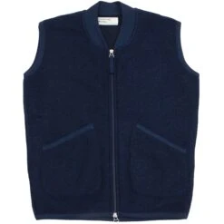 Universal Works Zip Waistcoat - Indigo